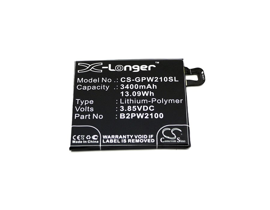 Google B2PW2100, 35H00263-00M 3400mAh Li-PL phone akumulators