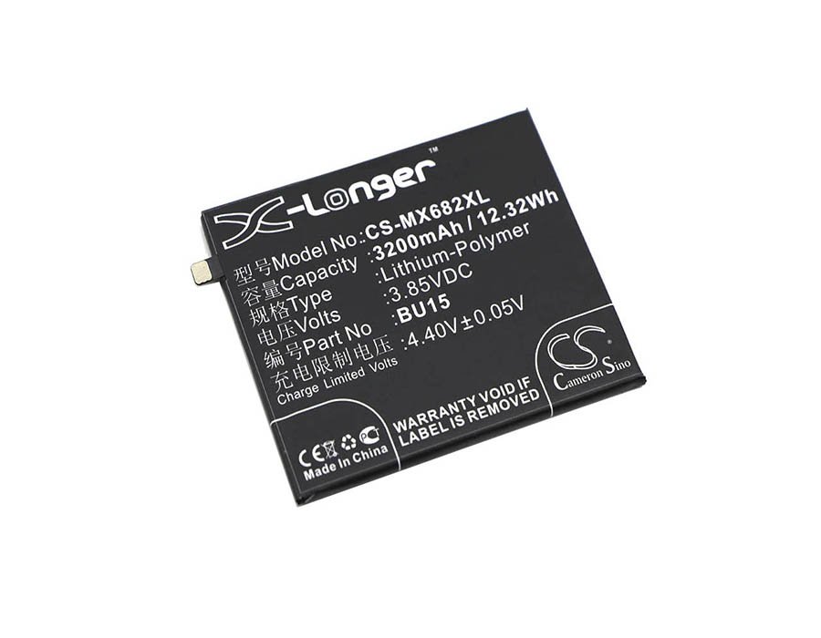 Meizu BU15 3200mAh Li-PL mobiiltelefoni aku