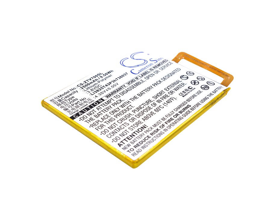 ZTE Li3825T43P3h736037 2500mAh Li-PL phone akumulators