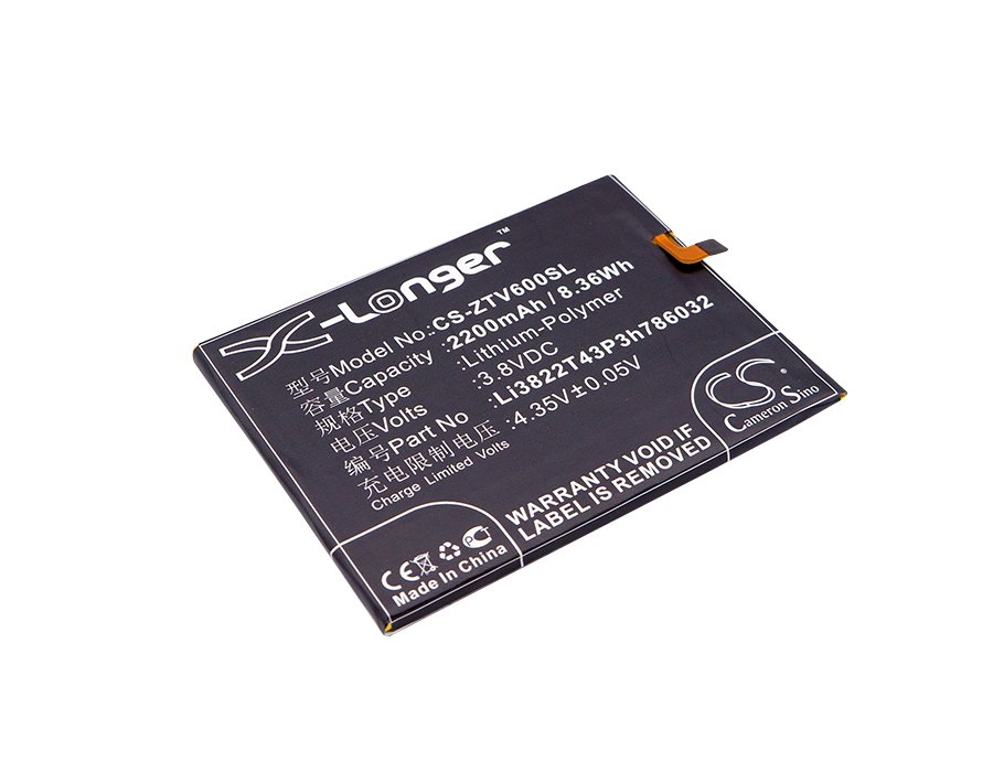 ZTE Li3822T43P3h786032 2200mAh Li-PL phone akumulators