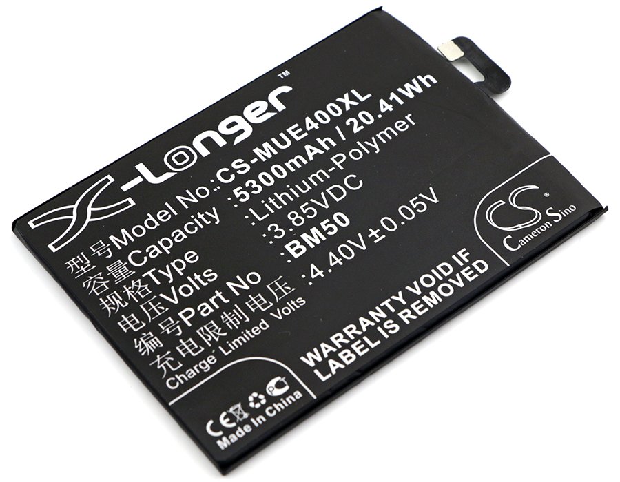 Xiaomi Max 2, MDE40, Mi Max 2 BM50 3.85V 5300mAh Li-Polymer mobile phone battery