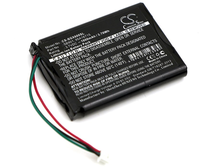 SHURE MXW1, MXW6 3.7V 1000mAh Li-ion skaļruņa akumulators