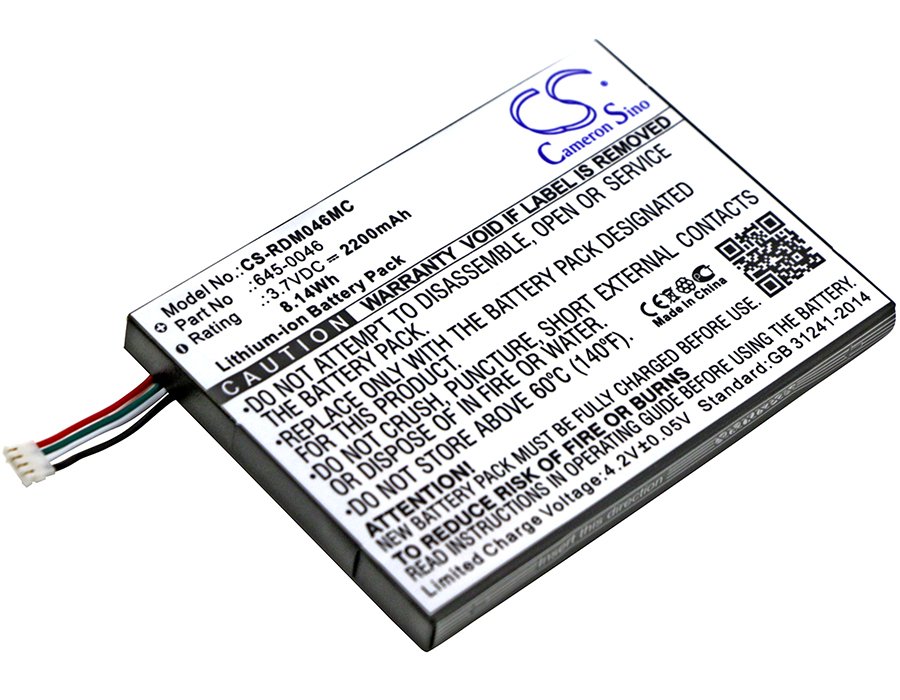 Red Digital Cinema REDmote, 645-0046 3.70V 2200mAh Li-ion Battery