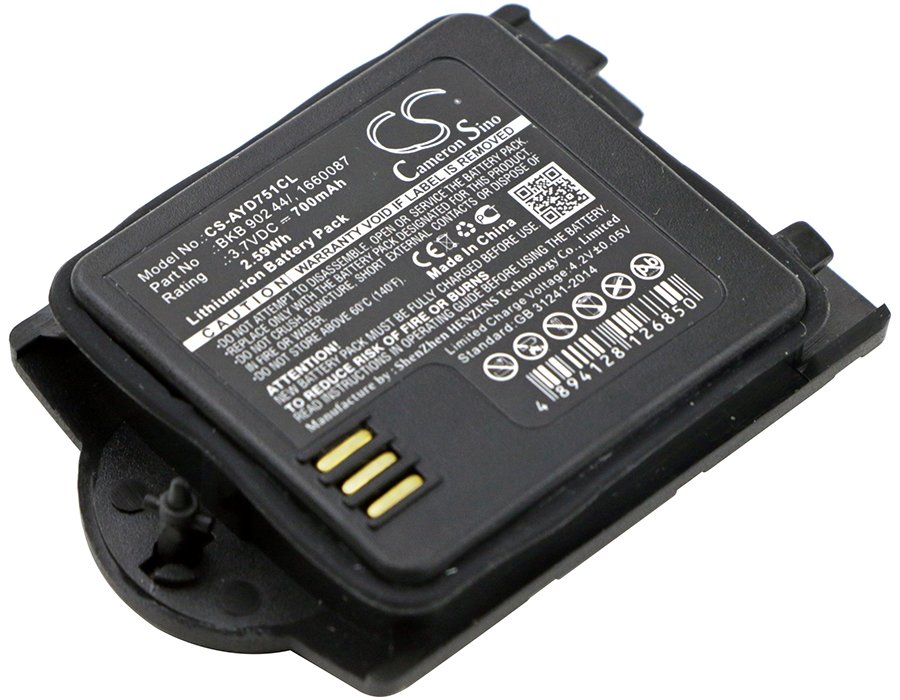 Ascom Talker 9D24 MKII, Ericcson DT412 V2, Ericsson DT422 V2, 660087, 660088 3.70V 700mAh Li-ion puhelimen akku