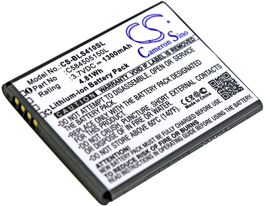 BLU Star 4.0, S410, S410a, C584505150L 3.70V 1300mAh Li-ion mobile phone battery