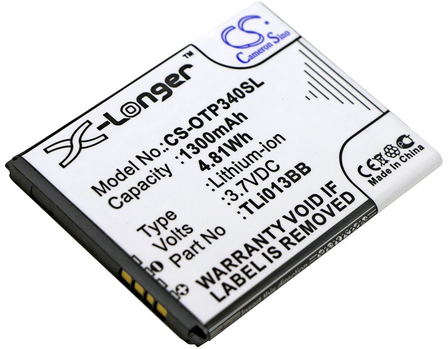 Alcatel TLi013B2 3.7V 1300mAh Li-ion аккумулятор телефона