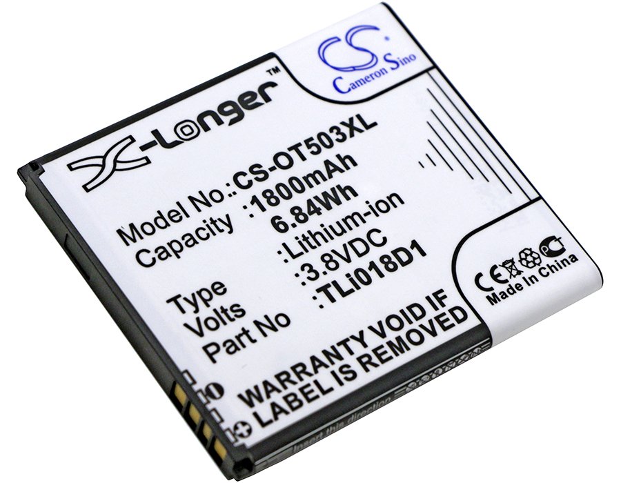 Alcatel TLi018D1 3.8V 1800mAh Li-ion аккумулятор телефона