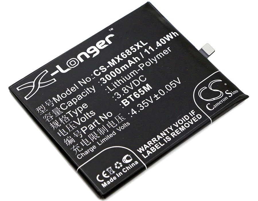 Meizu BT65M 3.8V 3000mAh Li-Polymer аккумулятор телефона