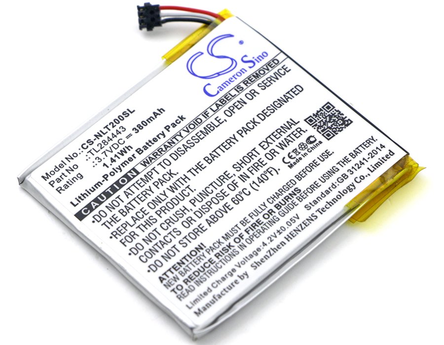 Nest Learning Thermostat 2nd Generation, TL284443 3.7V 380mAh Li-Polymer targa kodu aku