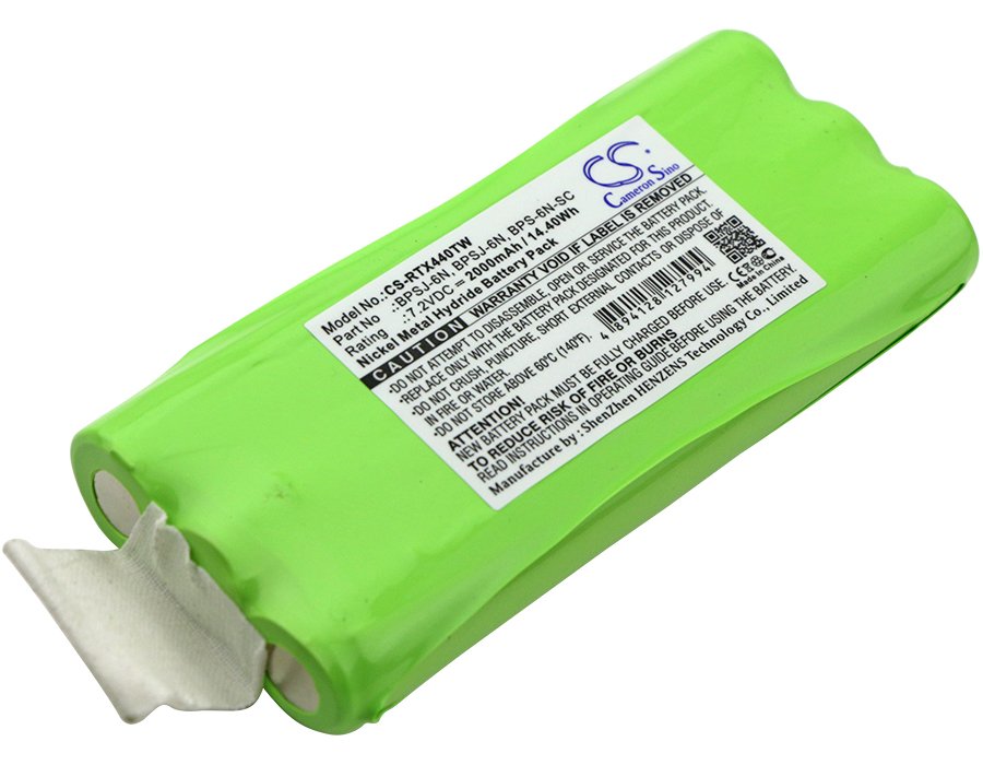 Ritron JMX 441D, JMX II, JMX IV, Patriot SST, BPSJ-6N, BPS-6N-MH, BPS-6N-SC 7.20V 2000mAh Ni-MH аккумулятор