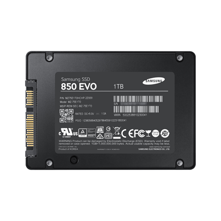 Samsung 1TB 850 EVO 1000 GB, SSD 2.5