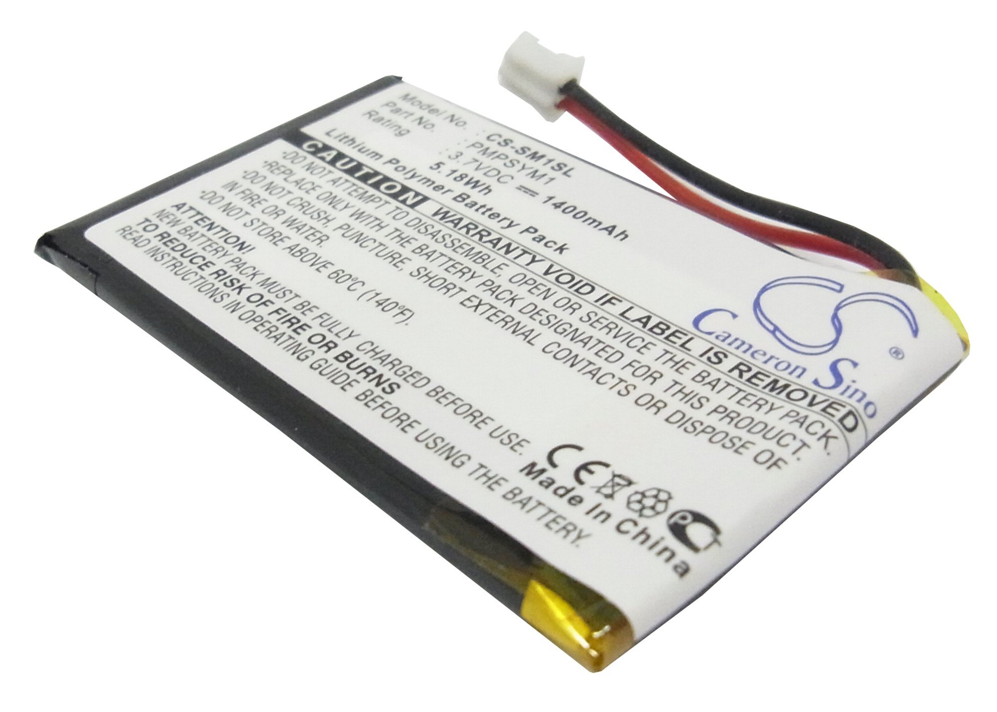 Sony PMPSYM1 MP3-soitin akku 1400mAh