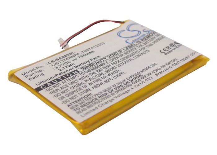 Sony 1-756-702-11, LIS1374HNPA, 7607A12353 MP3-soitin akku 750mAh