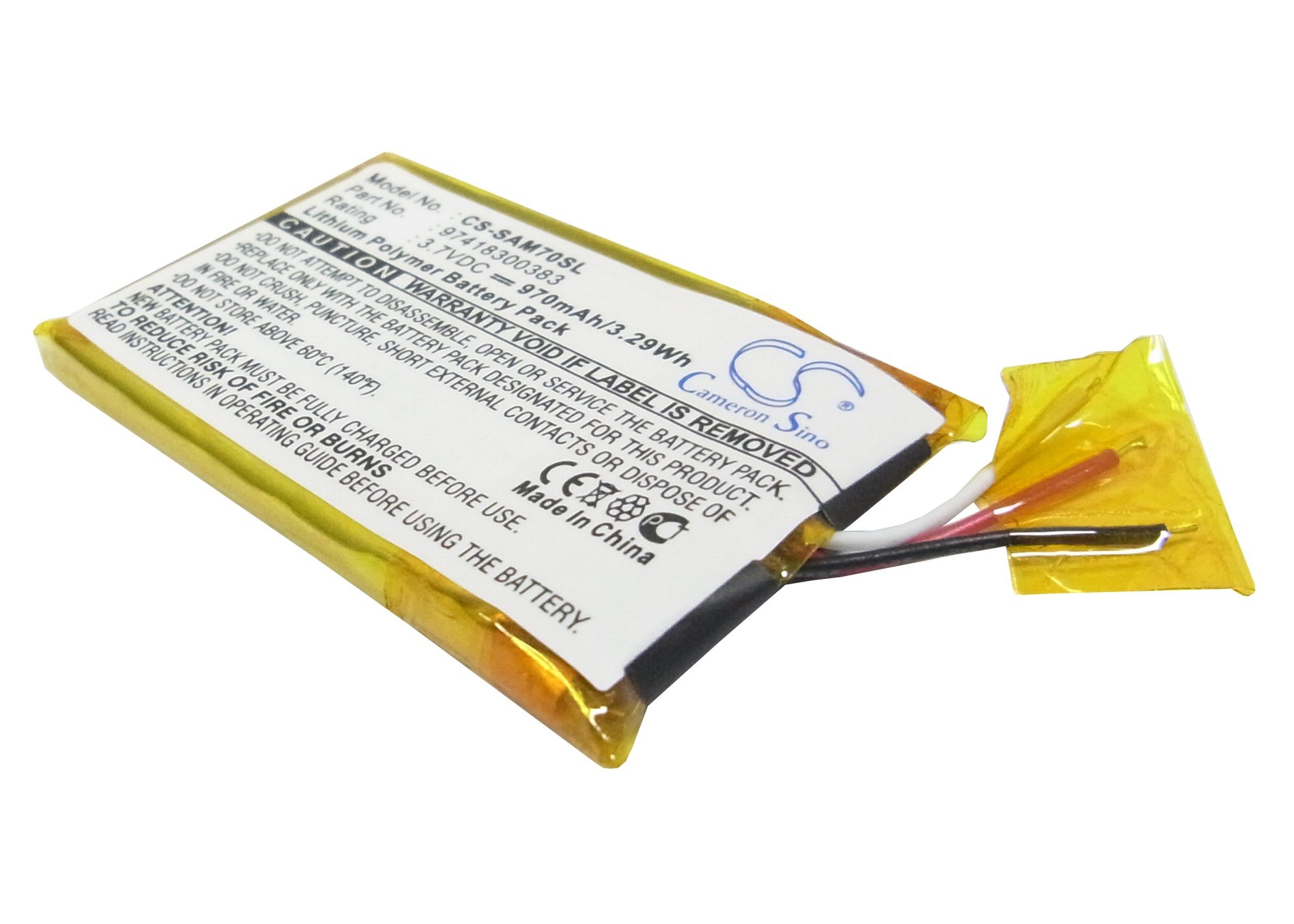 Sony 97418300383 MP3-soitin akku 970mAh