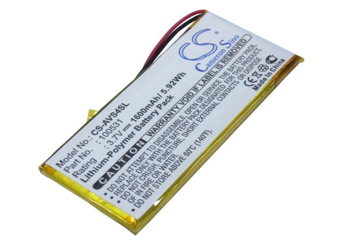Archos 43 Vision, 43 Vision EU, 43 Vision US akumulatoru 1600mAh Li-PL