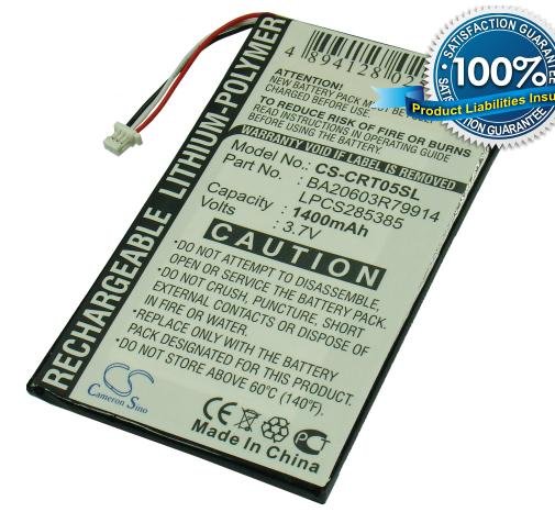 Creative Zen Vision M 30GB аккумулятор 1400mAh Li-pl