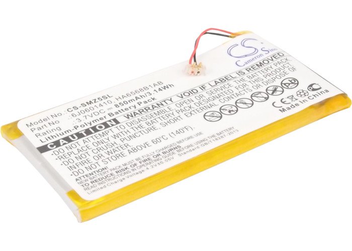 Samsung YP-Z5AS, YP-Z5A, YP-Z5AB, YP-Z5F, YP-Z5QB akumulatoru 850mAh Li-PL