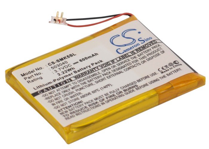 Samsung YP-K5, YP-K5J  akumulatoru 600mAh Li-PL