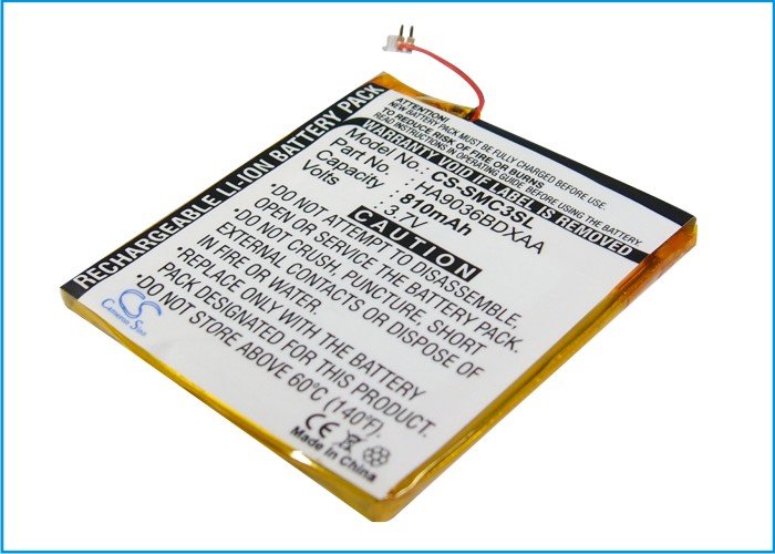 Samsung YP-CP3, YP-CP3AB/XSH (4G), YP-CP3 akumulatoru 810mAh Li-PL