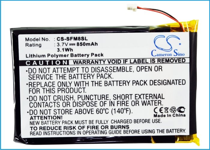 JNC SSF-M805, SSF-M810 аккумулятор 850mAh Li-PL