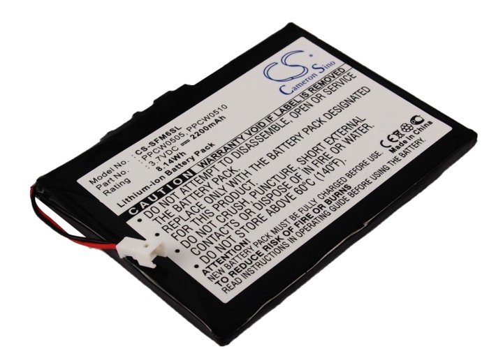 I-Audio PPCW0505, PPCW0508, PPCW0510 MP3-soitin akku 1200mAh