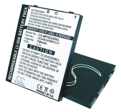 SanDisk Sansa E200, Sansa E250, Sansa E250R akumulatoru 750mAh Li-ion