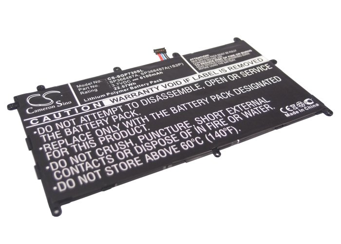 Samsung Galaxy Tab 8.9, SP368487A аккумулятор планшета 6100mAh