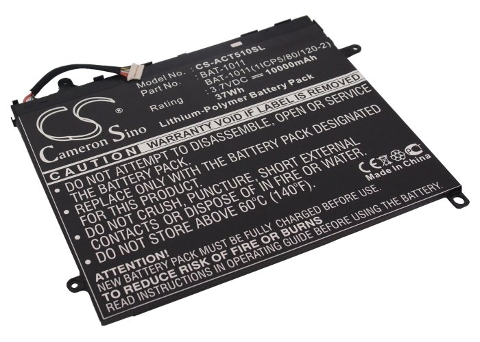Acer BAT-1011, BAT-1011(1ICP5/80/120-2) tahvelarvuti aku 10000mAh
