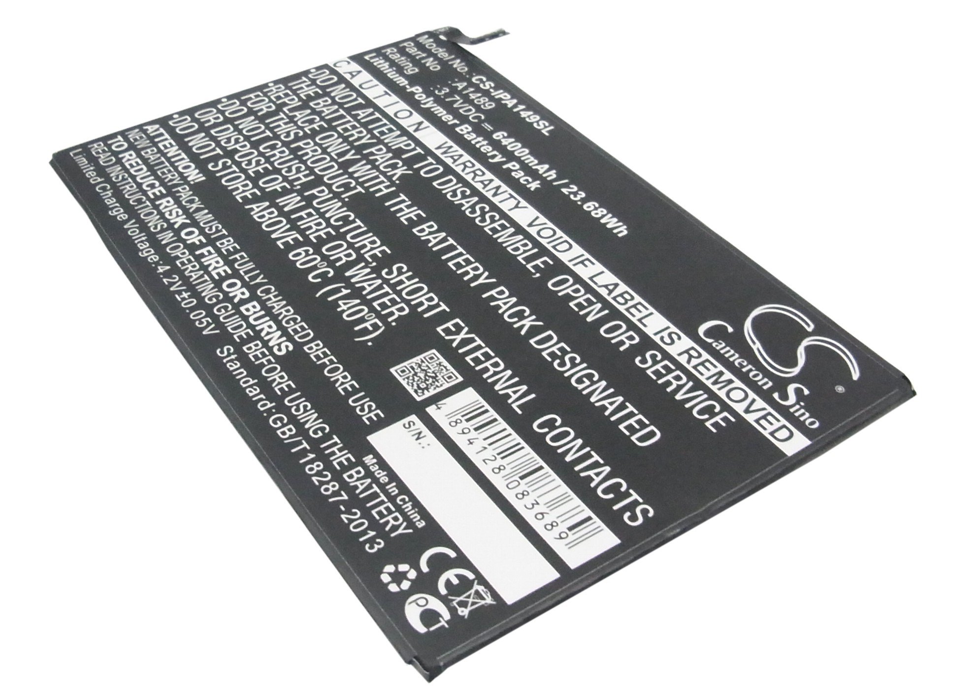 Apple iPad A1489, A1512 tablet battery 6400mAh
