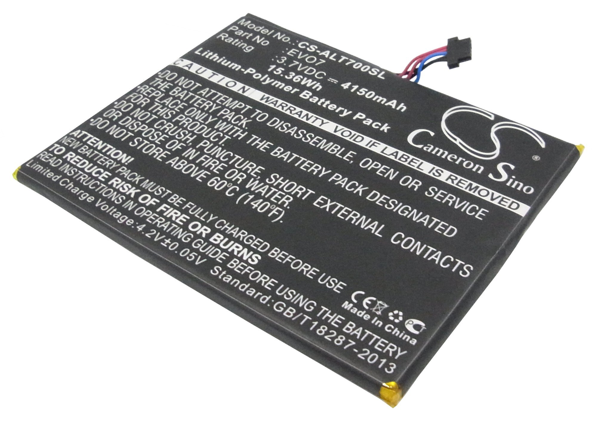 Alcatel EVO7 tablet akku 4150mAh