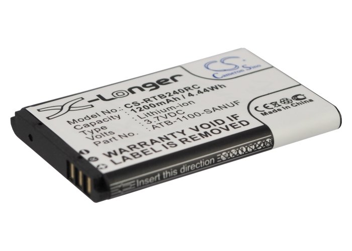 RTI 41-500012-13, ATB-1100-SANUF remote control battery 1200mAh