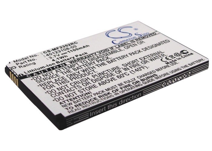 Novatel 40123108-00, 3-1826108-2 wifi router battery 1100mAh