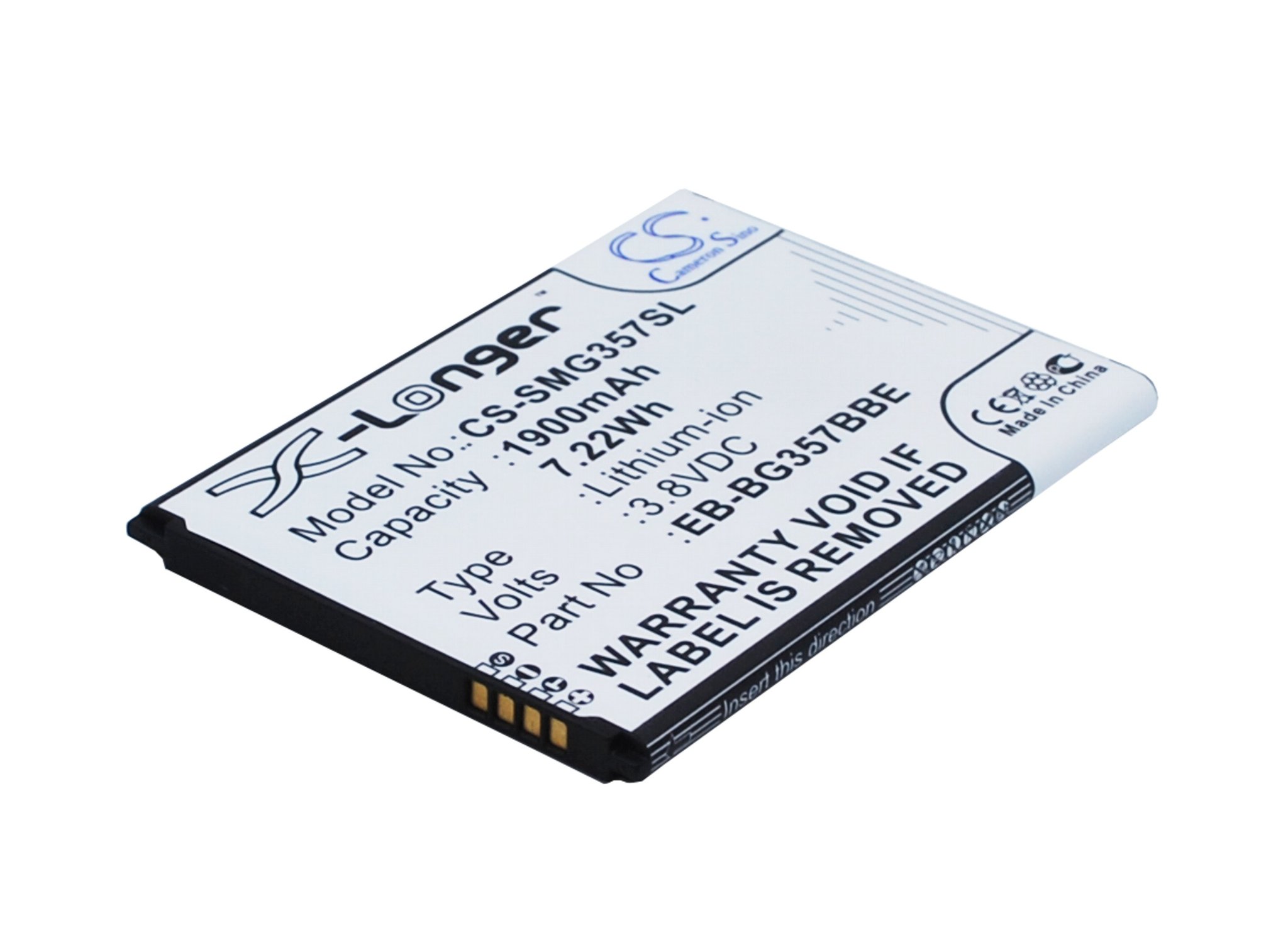 Samsung Galaxy Ace 4, EB-BG357BBE aku 1900mAh