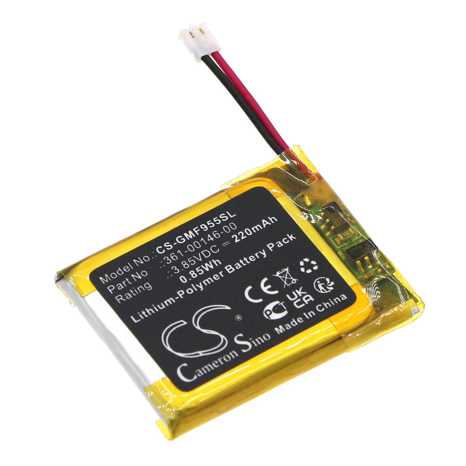 Garmin 361-00146-00 220mAh / 0.85Wh älykellon akku