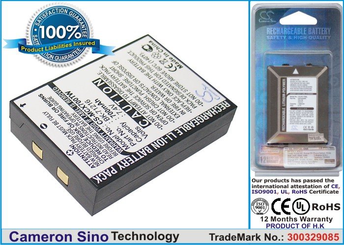 Cobra BK-70128 аккумулятор радиопередатчика Li-ion 700mAh