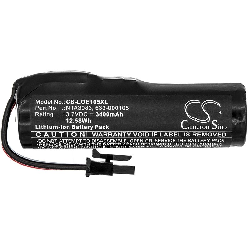 Logitech 533-000105, NTA3083 3400mAh Li-ion skaļruņu akumulators