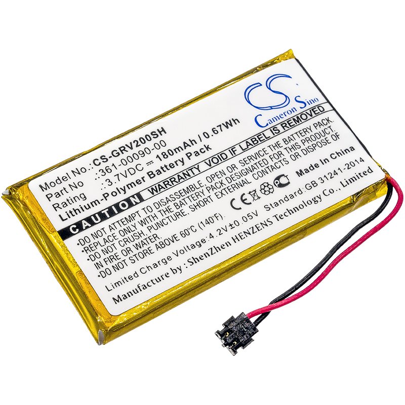 Garmin 361-00090-00 Li-Poly smartwatch akku 180mAh