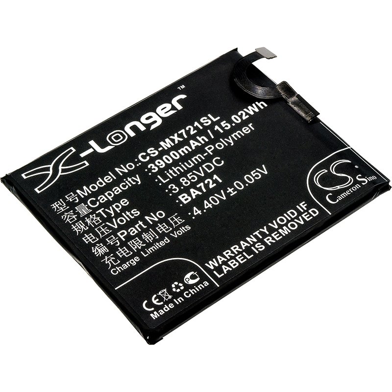 Meizu/Meilan BA721 Li-Poly аккумулятор для мобильного телефона 3900mAh