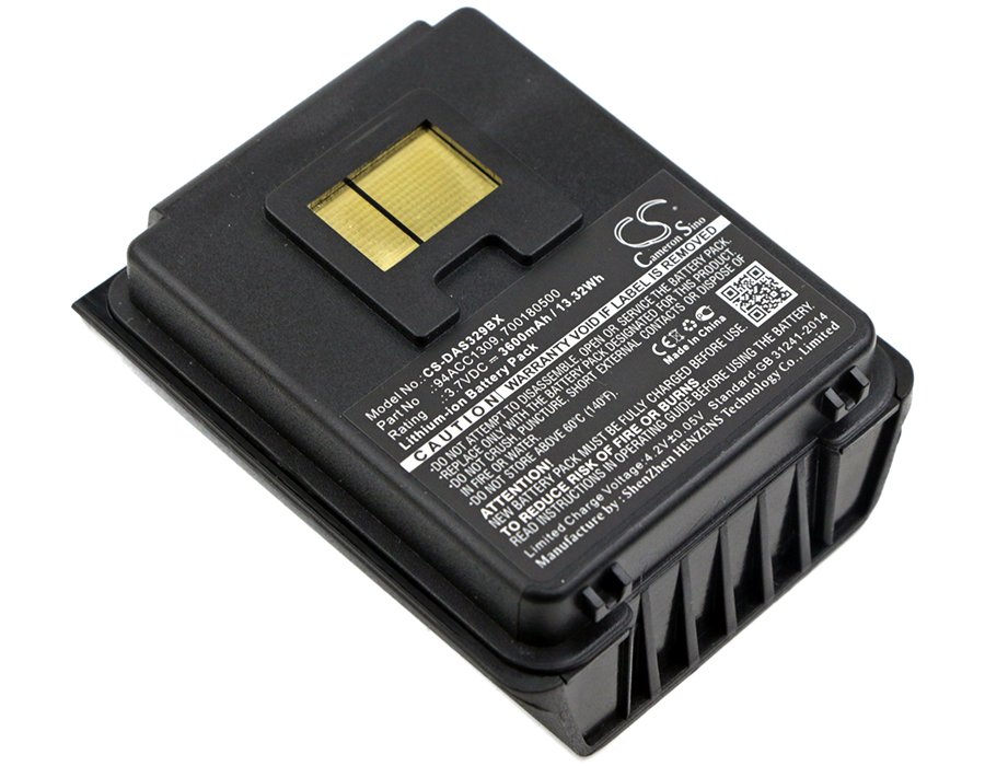 Datalogic 700180500, GMC-1805 3.7V 3600mAh barcode scanner battery