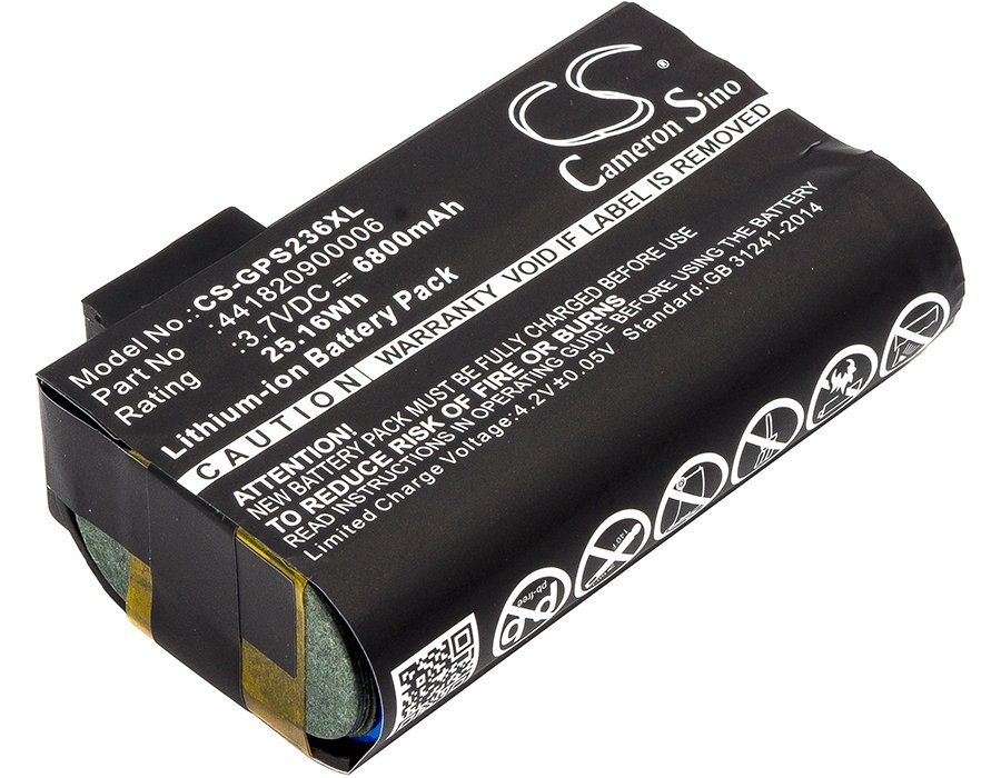 Topcon 60991 3.7V 6800mAh Li-ion viivakoodinlukijan akku