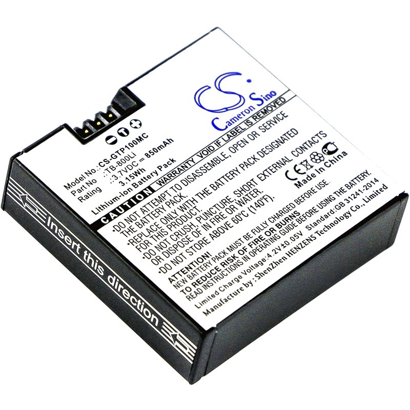 GOTOP TB-800Li 3.7V 850mAh Li-ion Camera akumulatoru