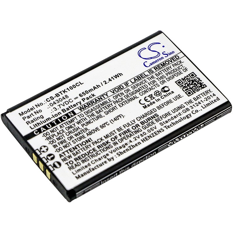 BT 43048 3.7V 650mAh Li-ion Cordless Phone akumulatoru