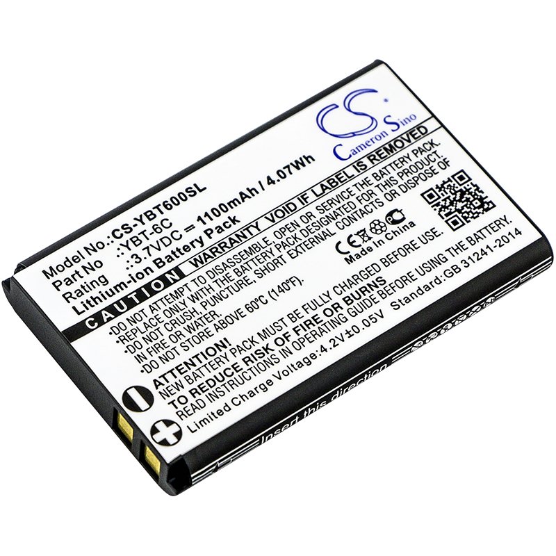 Custom Battery Pack YBT-6C 3.7V 1100mAh Li-ion Custom Battery Pack