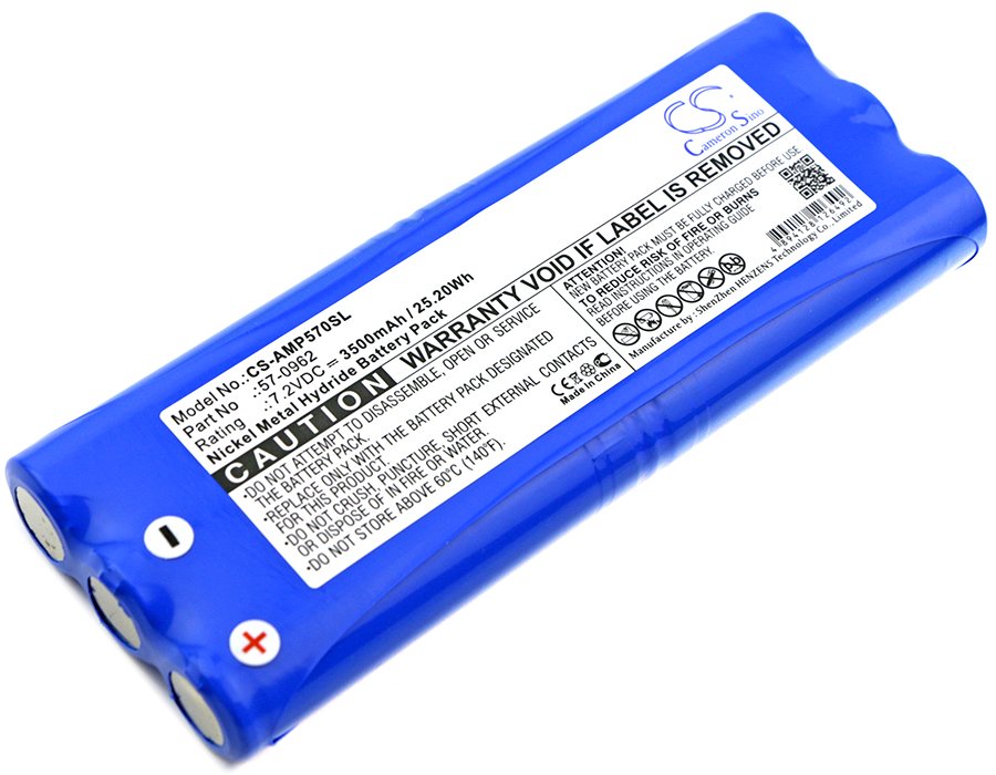 AMX 57-0962 7.2V 3500mAh Ni-MH seadme aku
