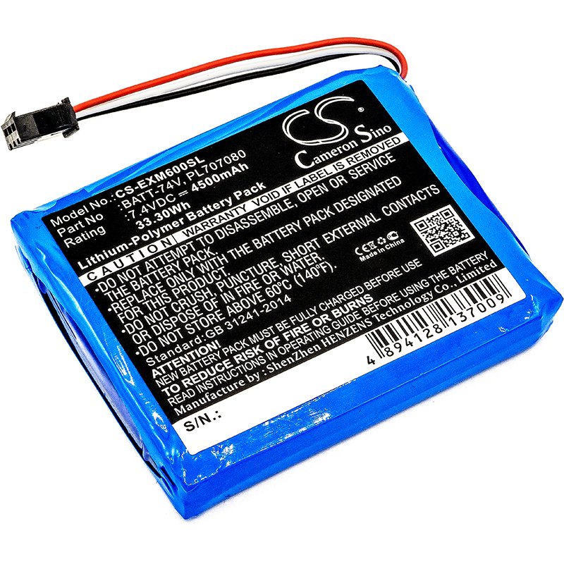 Extech BATT-74V, PL707080 7.4V 4500mAh Li-Polymer seadme aku