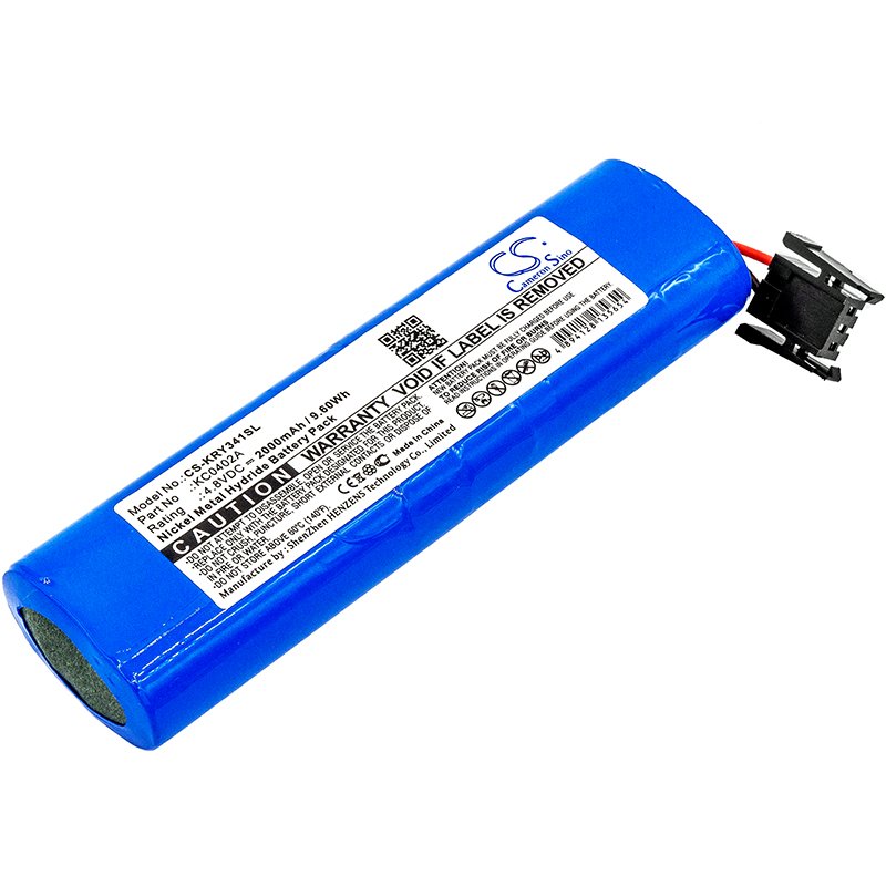 Kinryo 5441-1445, KC0402A 4.8V 2000mAh Ni-MH seadme aku
