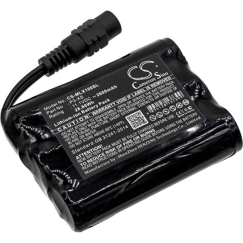 Minelab P3-XS 11.1V 2600mAh Li-ion Equipment akku