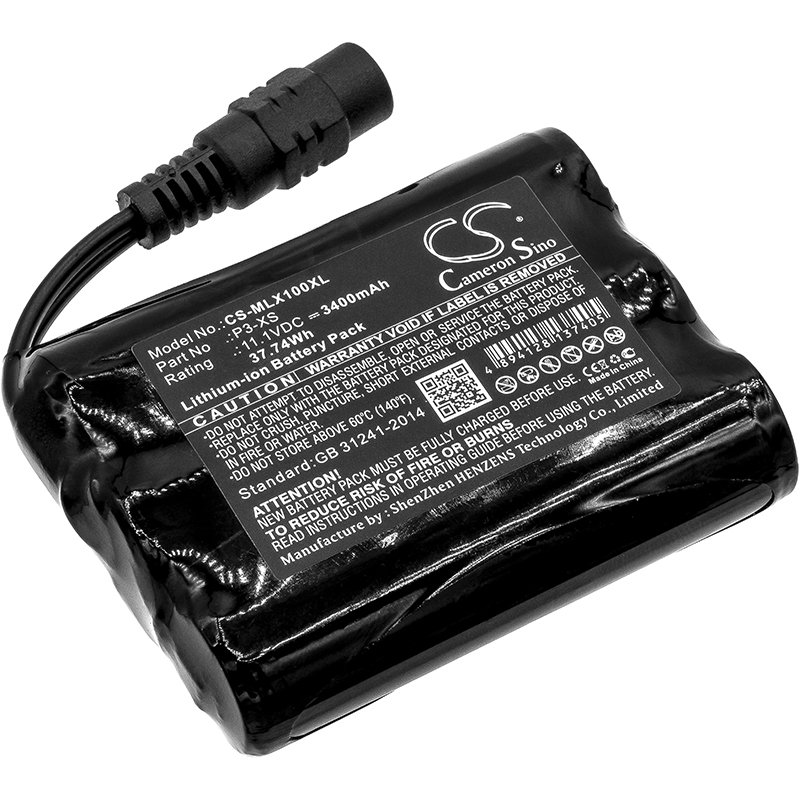 Minelab P3-XS 11.1V 3400mAh Li-ion seadme aku