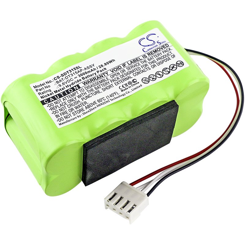 Shimpo BAT-DT315A/P, BAT-DT315AP-ASSY 9.6V 3000mAh Ni-MH seadme aku