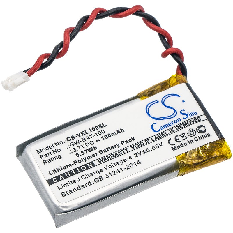 Vernier GW-BAT-100 3.7V 100mAh Li-Polymer Equipment Battery